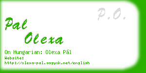 pal olexa business card